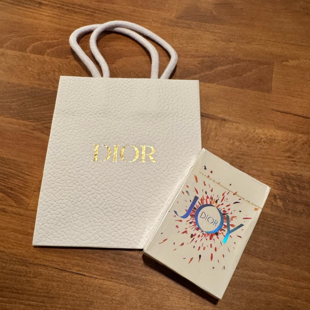 Dior Deck of Cards Christian Holographic Dior Joy Full Deck Gift Bag